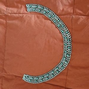 Vintage Native American Turquoise Silver Necklace